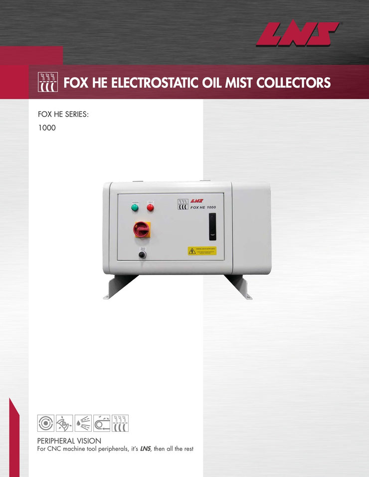 FOX HE 1000 Electrostatic Oil Mist Collector